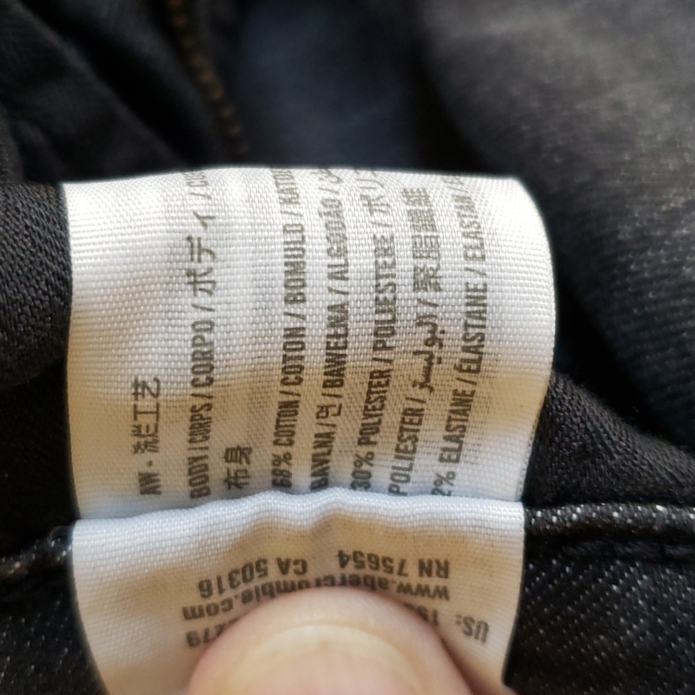 Black Wash High Rise Super Skinny Jeans - Picture 5 of 5